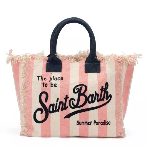 SAINT BARTH Плажна чанта райе Vanity