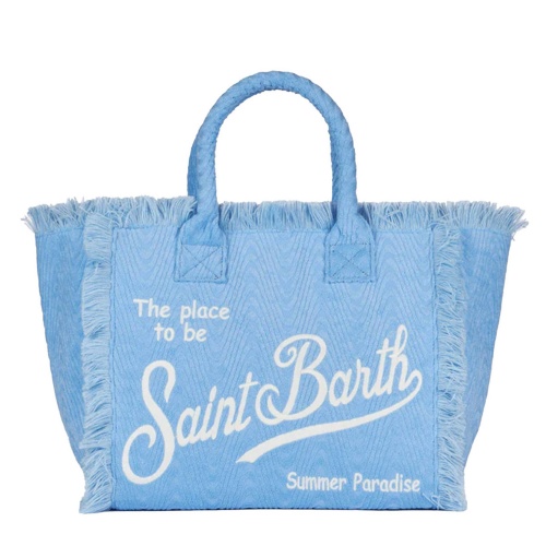SAINT BARTH Синя плажна чанта Vanity
