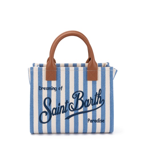 SAINT BARTH Дамска чанта с райе Vanity