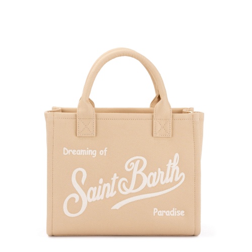 SAINT BARTH Дамска бежова чанта Vanity