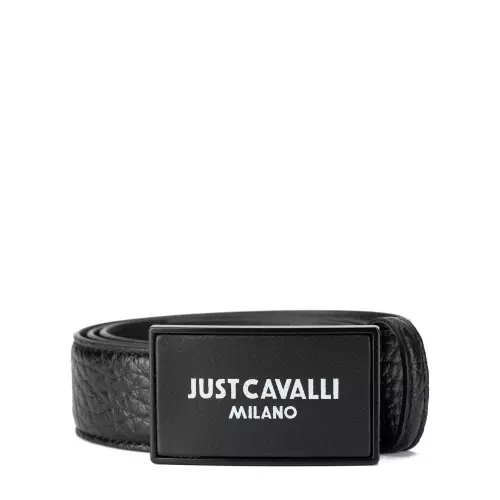 JUST CAVALLI Мъжки черен колан