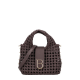 TOSCA BLU Дамска тъмнокафява чанта Sahara mini - изглед 1