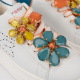 TOSCA BLU Дамски спортни обувки с цветя - изглед 5