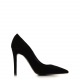 Bianca Di Дамски велурени черни обувки - изглед 1