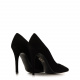 Bianca Di Дамски велурени черни обувки - изглед 3