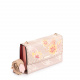 Cromia Дамска бежова чанта с щампа - изглед 2