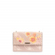 Cromia Дамска бежова чанта с щампа - изглед 1
