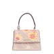 Cromia Дамска бежова чанта с капак - изглед 1