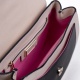 Cromia Дамска бежова чанта с капак - изглед 3