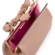 Cromia Дамска бежова чанта с обков - изглед 3