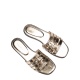 TORY BURCH Дамски златни чехли - изглед 3
