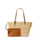 TORY BURCH Дамска чанта рафия Ella Small - изглед 2