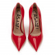 Casadei Дамски червени обувки с ток 