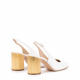 Casadei Дамски елегантни бели обувки - изглед 3