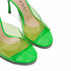 Casadei Дамски зелени сандали с ток BLADE - изглед 4