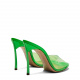 Casadei Дамски зелени сандали с ток BLADE - изглед 5