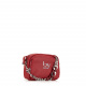 Byblos Дамска червена чанта с верига - изглед 2