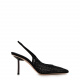 Le Silla Дамски елегантни обувки с камъчета - изглед 1