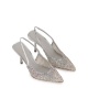 Le Silla Дамски елегантни обувки с камъчета - изглед 2