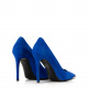 Albano Дамски сини обувки велур - изглед 3