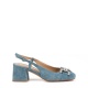 Alma En Pena Дамски сини обувки с отворена пета - изглед 1