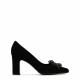 Loriblu Дамски черни обувки велур - изглед 1