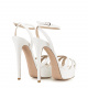 Le Silla Дамски бели сандали с платформа - изглед 3