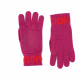 MOSCHINO Дамски плетени ръкавици- фуксия - изглед 1