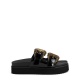 VERSACE JEANS Дамски черни чехли - изглед 1