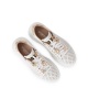 STOKTON Дамски бели обувки с брошки - изглед 4