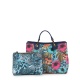 Braccialini Дамска многоцветна чанта с щампа - изглед 3