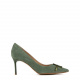 Baldinini Дамски зелени обувки - изглед 1