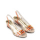 AZUREE Дамски прозрачни сандали с платформа - изглед 2