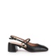 Bianca Di Дамски черни обувки с отворена пета - изглед 1