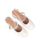 Bianca Di Дамски светли обувки с отворена пета - изглед 3