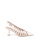 Bianca Di Дамски светли обувки с ленти - изглед 1