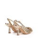 Alma En Pena Дамски златни обувки - изглед 3