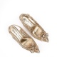 Alma En Pena Дамски златни обувки - изглед 4