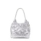 TORY BURCH Дамска сребърна хобо чанта MINI FLEMING - изглед 1