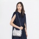 TORY BURCH Дамска сребърна хобо чанта MINI FLEMING - изглед 3