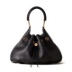 BORBONESE Дамска черна чанта Collier Hobo Bag - изглед 1 - Pepina BORBONESE Дамска черна чанта Collier Hobo Bag - изглед 1