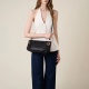 BORBONESE Дамска черна чанта London Shoulder Small - изглед 3