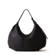 BORBONESE Дамска черна чанта Prive Hobo Bag - изглед 1 - Pepina BORBONESE Дамска черна чанта Prive Hobo Bag - изглед 1