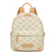 BRACCIALINI Дамска бежова раница Monogram - изглед 1