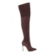 CASADEI Дамски кафяви чизми с ток 