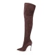CASADEI Дамски кафяви чизми с ток 
