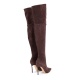 CASADEI Дамски кафяви чизми с ток 