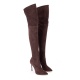 CASADEI Дамски кафяви чизми с ток 