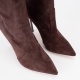 CASADEI Дамски кафяви чизми с ток 