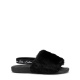 VERSACE JEANS Дамски чехли с косъм - изглед 1